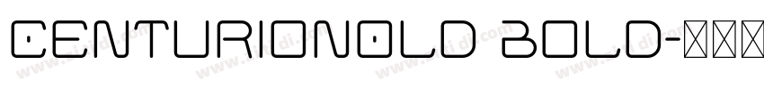 CenturionOld Bold字体转换